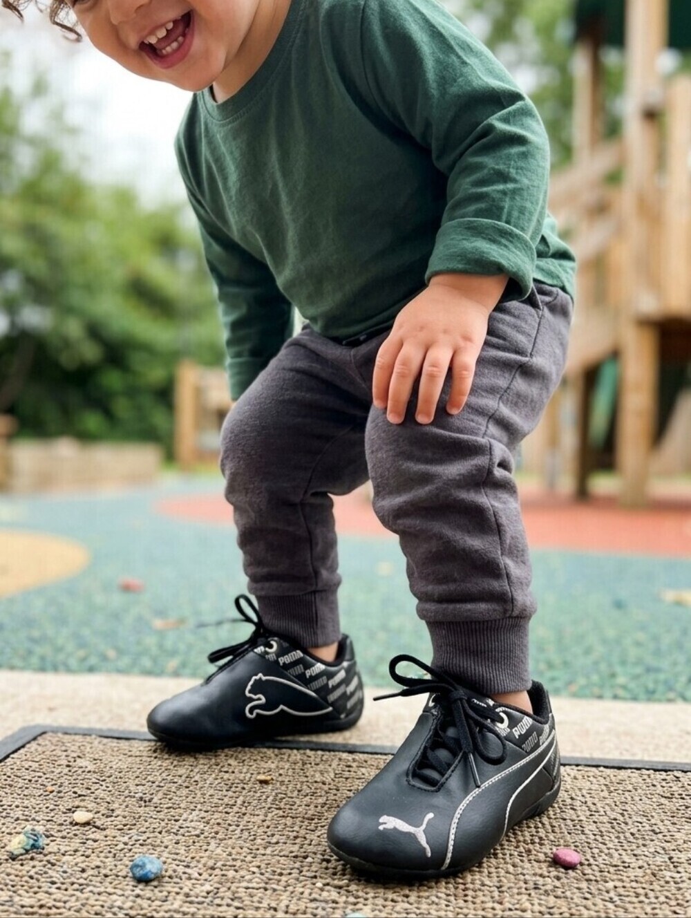 PUMA Toddler Sport Lifestyle Lace-up Sneakers, Size 6